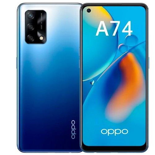 Телефон Oppo CPH2219 A74 128Gb Ram 4Gb Blue фото 